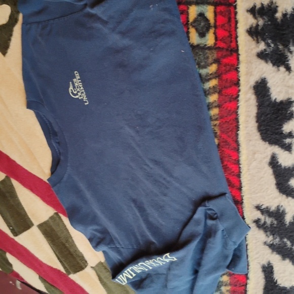 🦆 Ducks Unlimited Duck Calls Navy Tee UniSex EPLC fits LG/XL - Picture 3 of 16